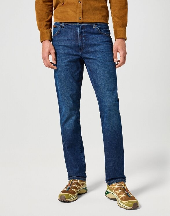 Męskie spodnie jeansowe proste Wrangler TEXAS SLIM W32 L34