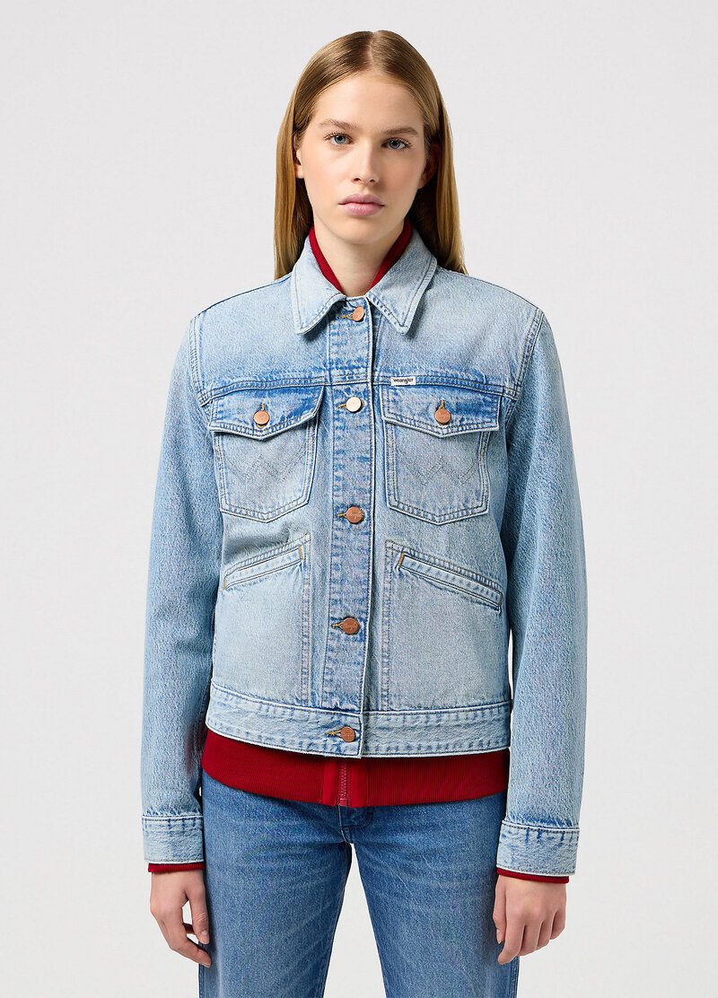 Damska kurtka jeansowa Wrangler HERITAGE JACKET M