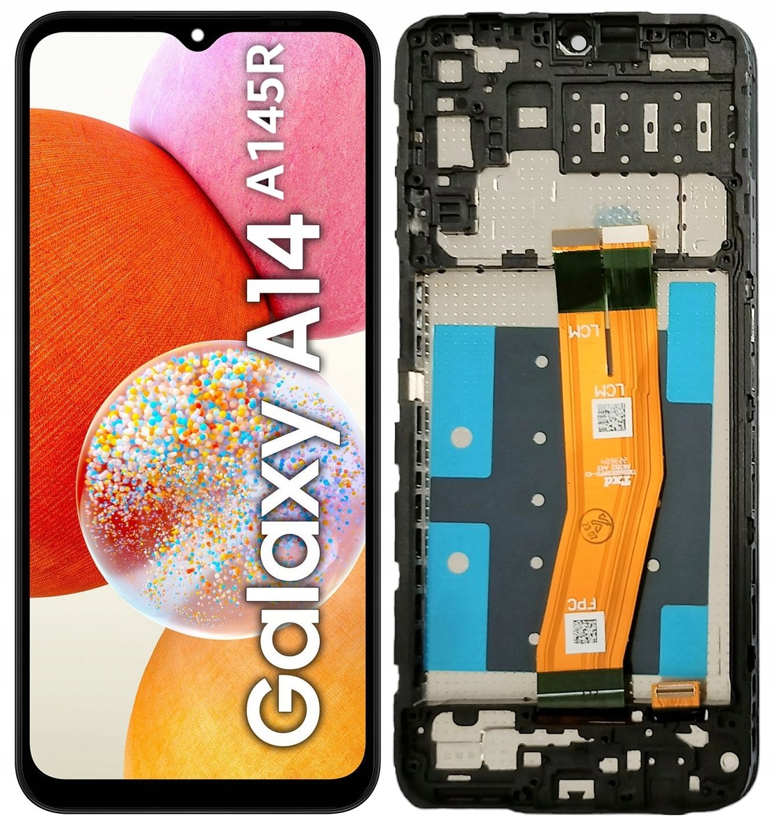 WYŚWIETLACZ EKRAN LCD DO SAMSUNG GALAXY A14 4G RAMKA SM-A145R