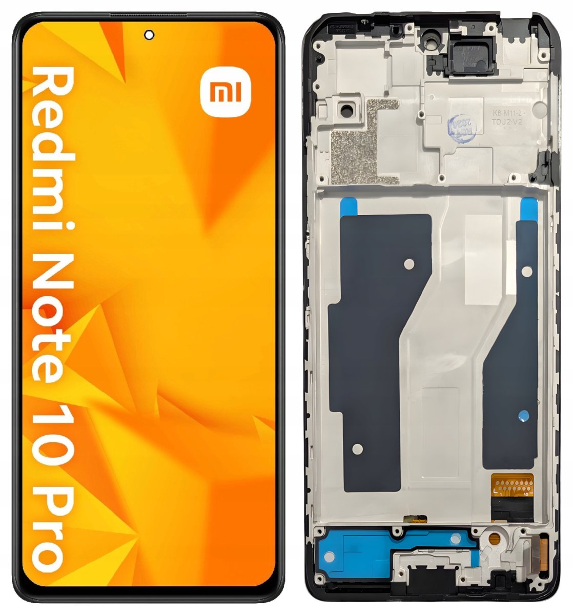 WYŚWIETLACZ EKRAN LCD DO XIAOMI REDMI NOTE 10 PRO INCELL RAMKA