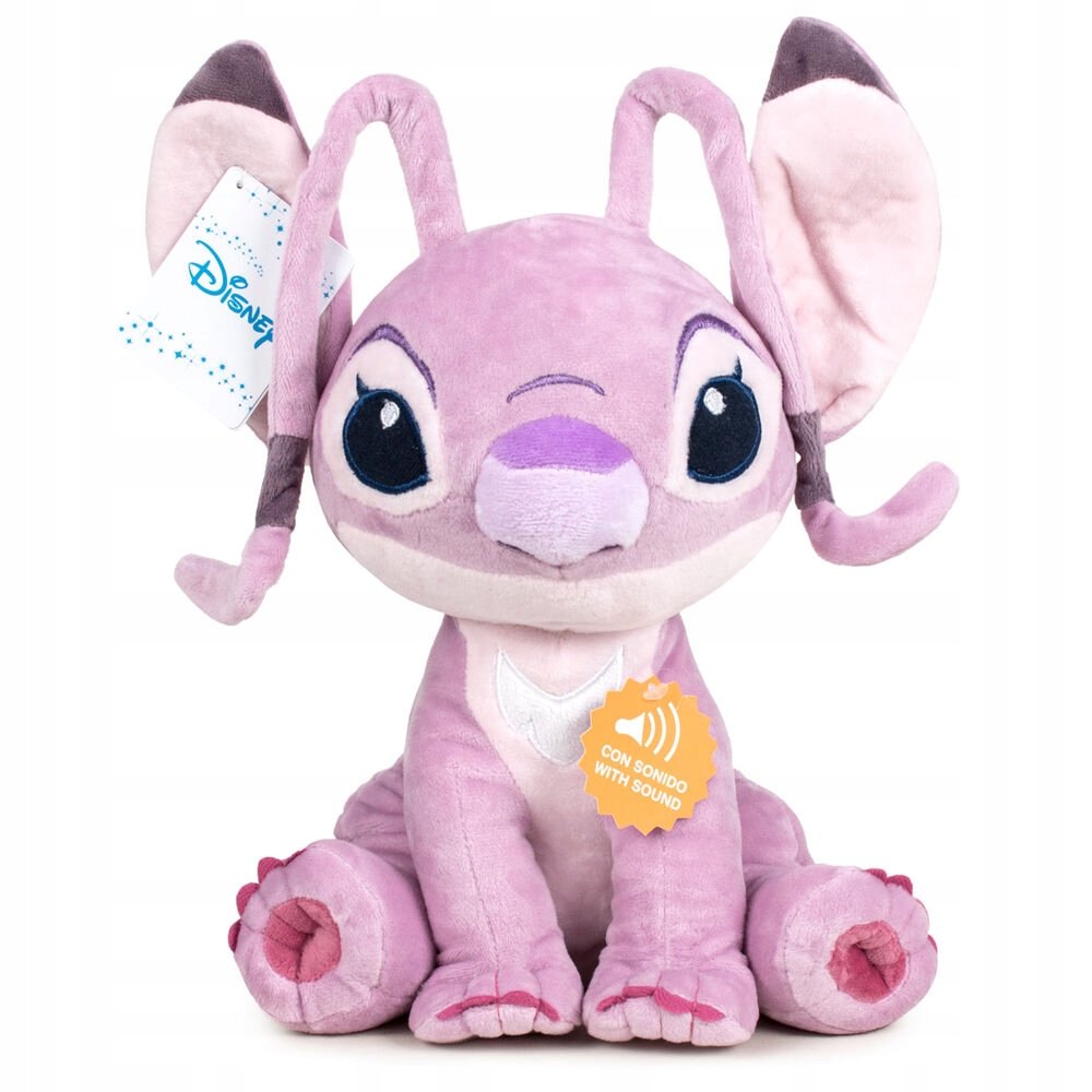 PRZYTULANKA STICH ANGEL Z DŹWIĘKIEM DISNEY ZABAWKA LILO PLUSZAK MIŚ - 20cm