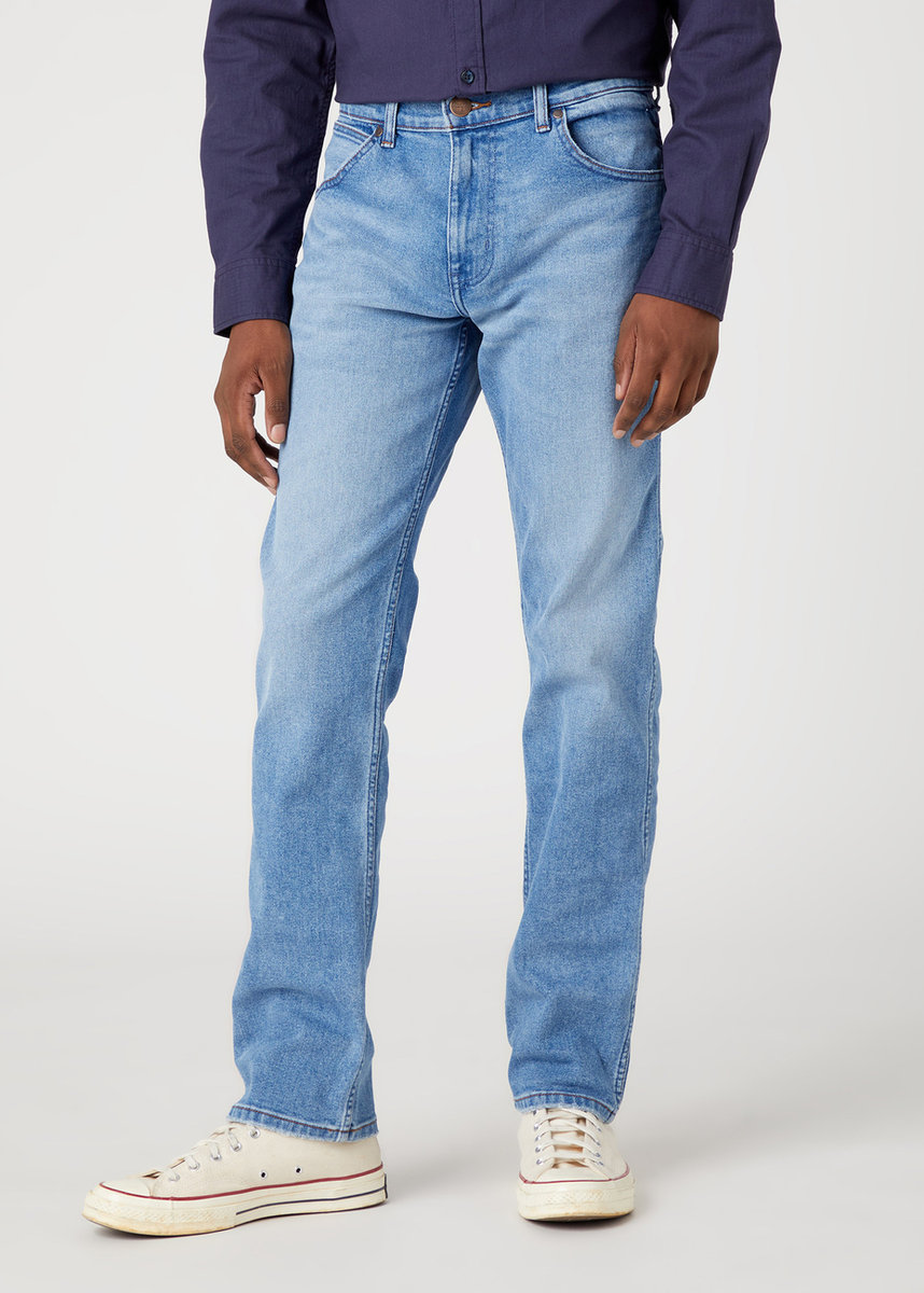 Męskie spodnie jeansowe luźne Wrangler GREENSBORO W36 L30