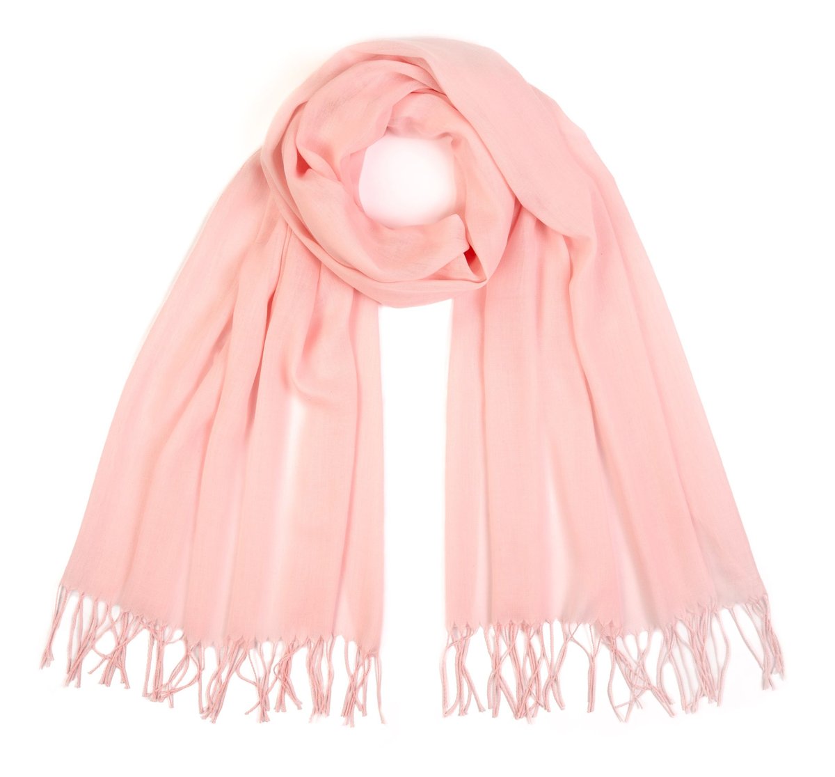 Szalik Damski Miękki Z Frędzlami Klasyczny Cienki Elegancki Wiosenny Jesień