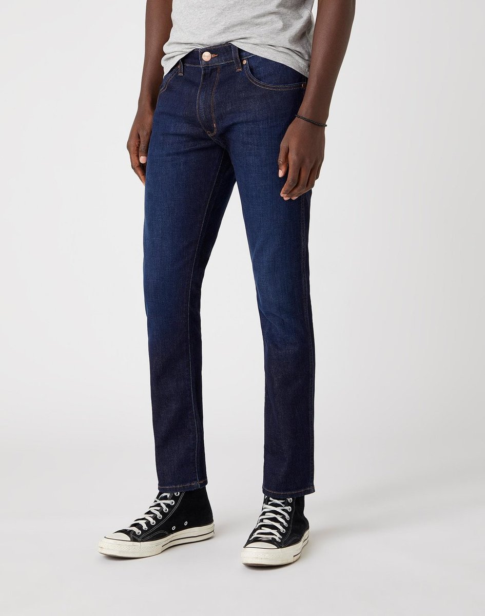 Męskie spodnie jeansowe dopasowane Wrangler TEXAS SLIM W34 L32