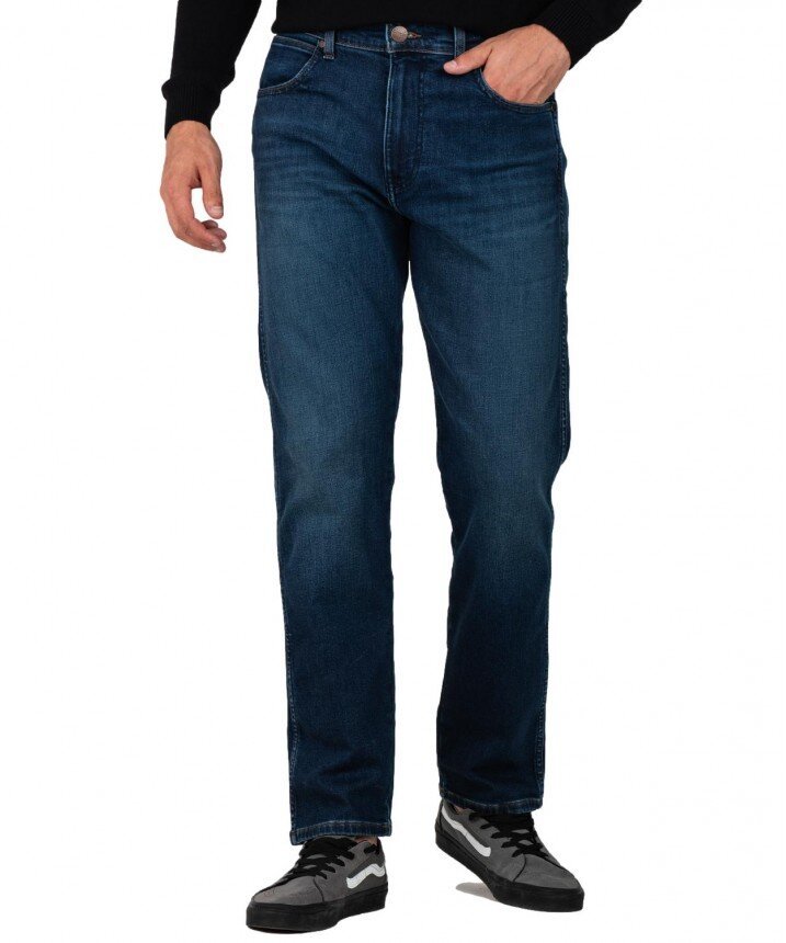 Męskie spodnie jeansowe proste Wrangler FRONTIER W38 L34