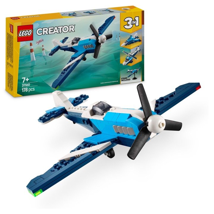 LEGO Creator 3 w 1 - Samolot Odrzutowiec Helikopter LEGO PREZENT DLA CHŁOPCA