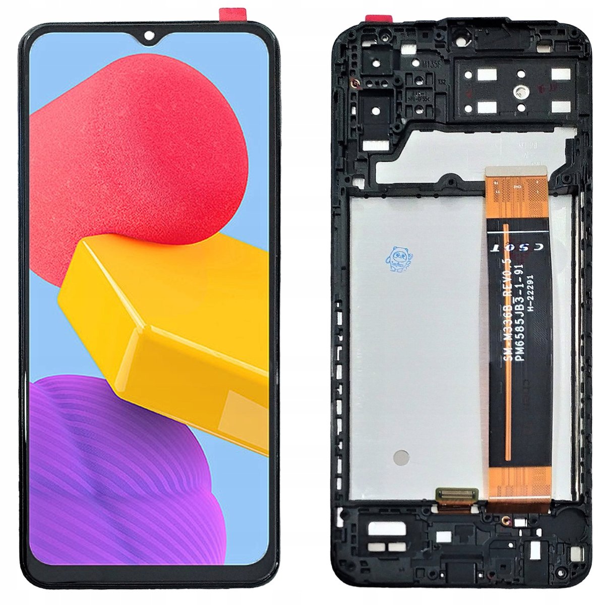 WYŚWIETLACZ EKRAN LCD DO SAMSUNG M13 4G RAMKA