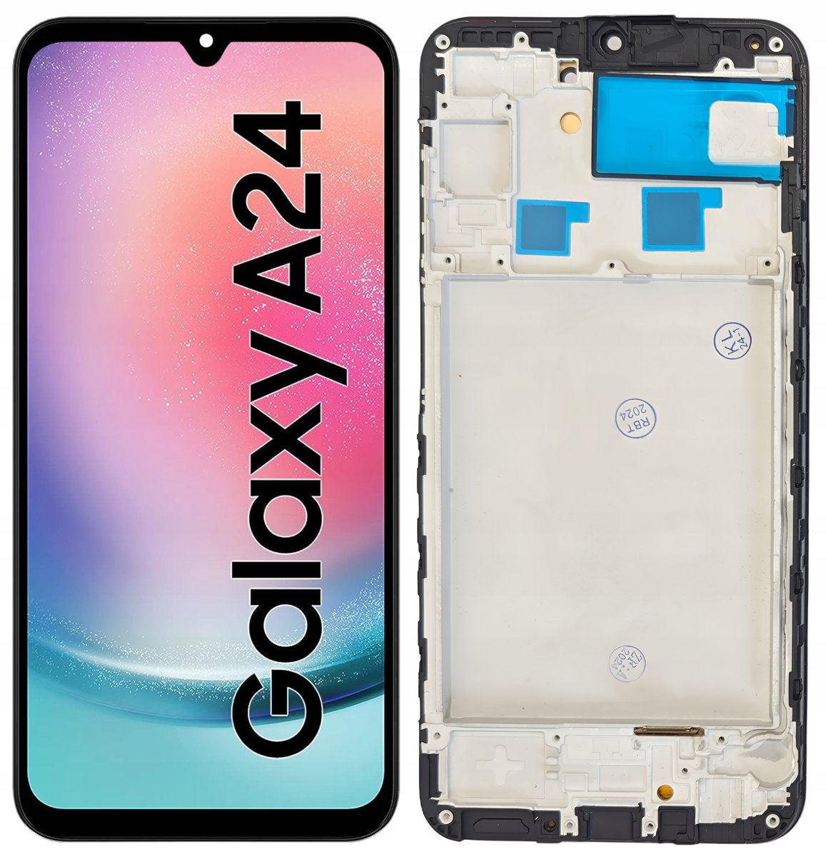 WYŚWIETLACZ EKRAN LCD DO SAMSUNG A24 4G OLED RAMKA