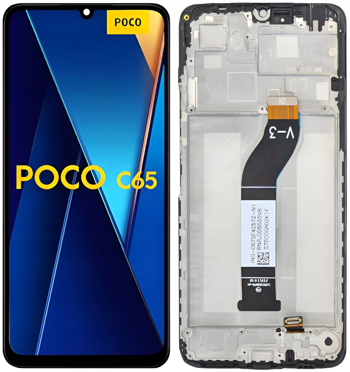 WYŚWIETLACZ EKRAN LCD SZYBKA DOTYK DO XIAOMI POCO C65 RAMKA 2310FPCA4G