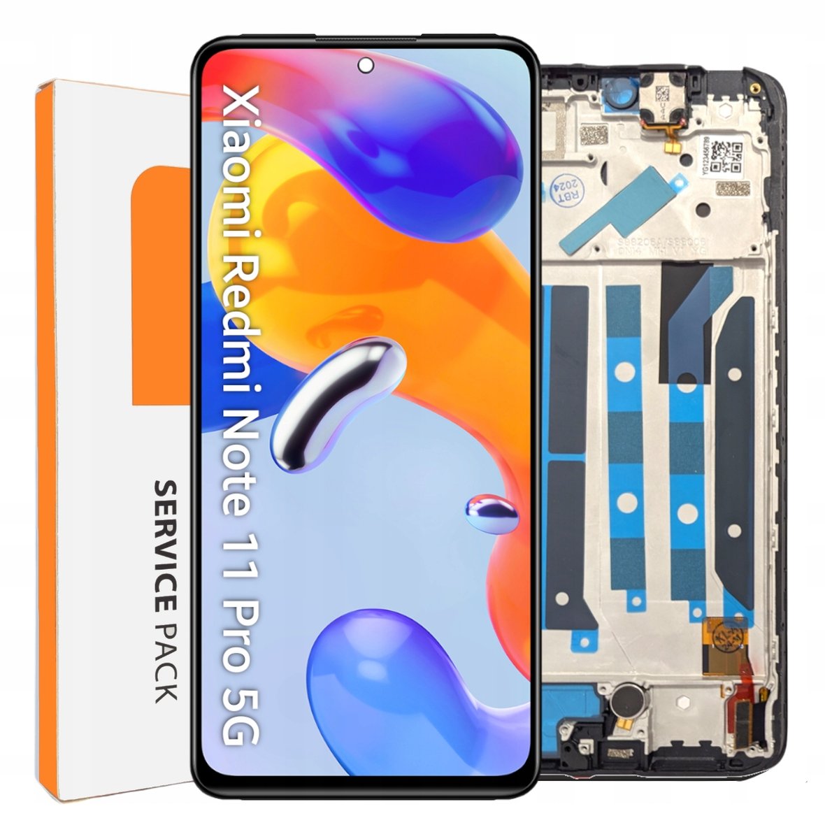 ORYGINAŁ WYŚWIETLACZ EKRAN DO TELEFONU XIAOMI REDMI NOTE 11 PRO 5G RAMKA
