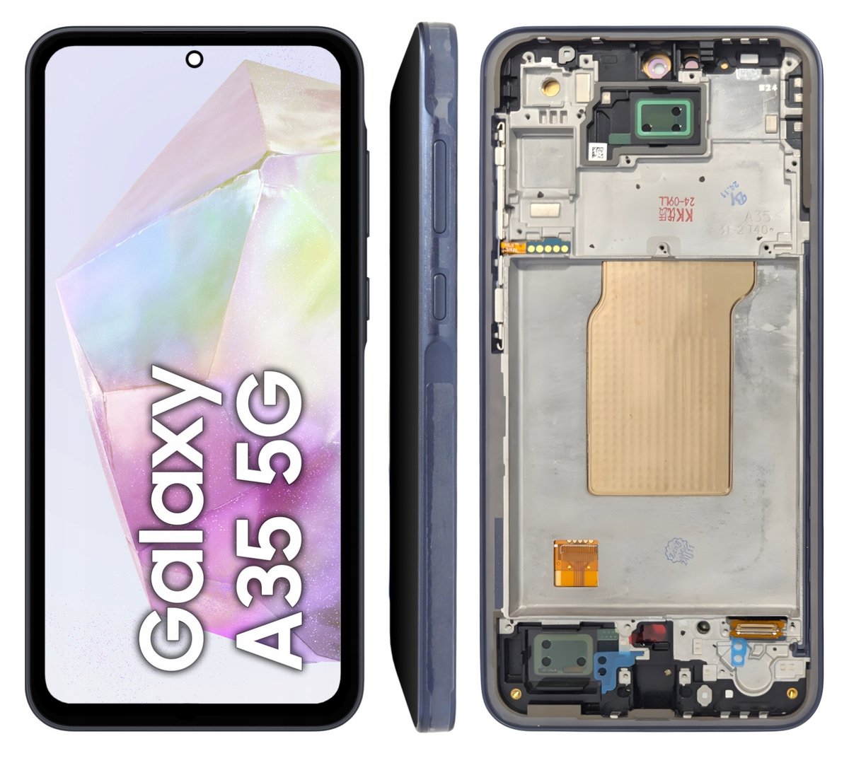 WYŚWIETLACZ LCD SZYBKA DOTYK DO SAMSUNG GALAXY A35 5G OLED RAMKA NIEBIESKI