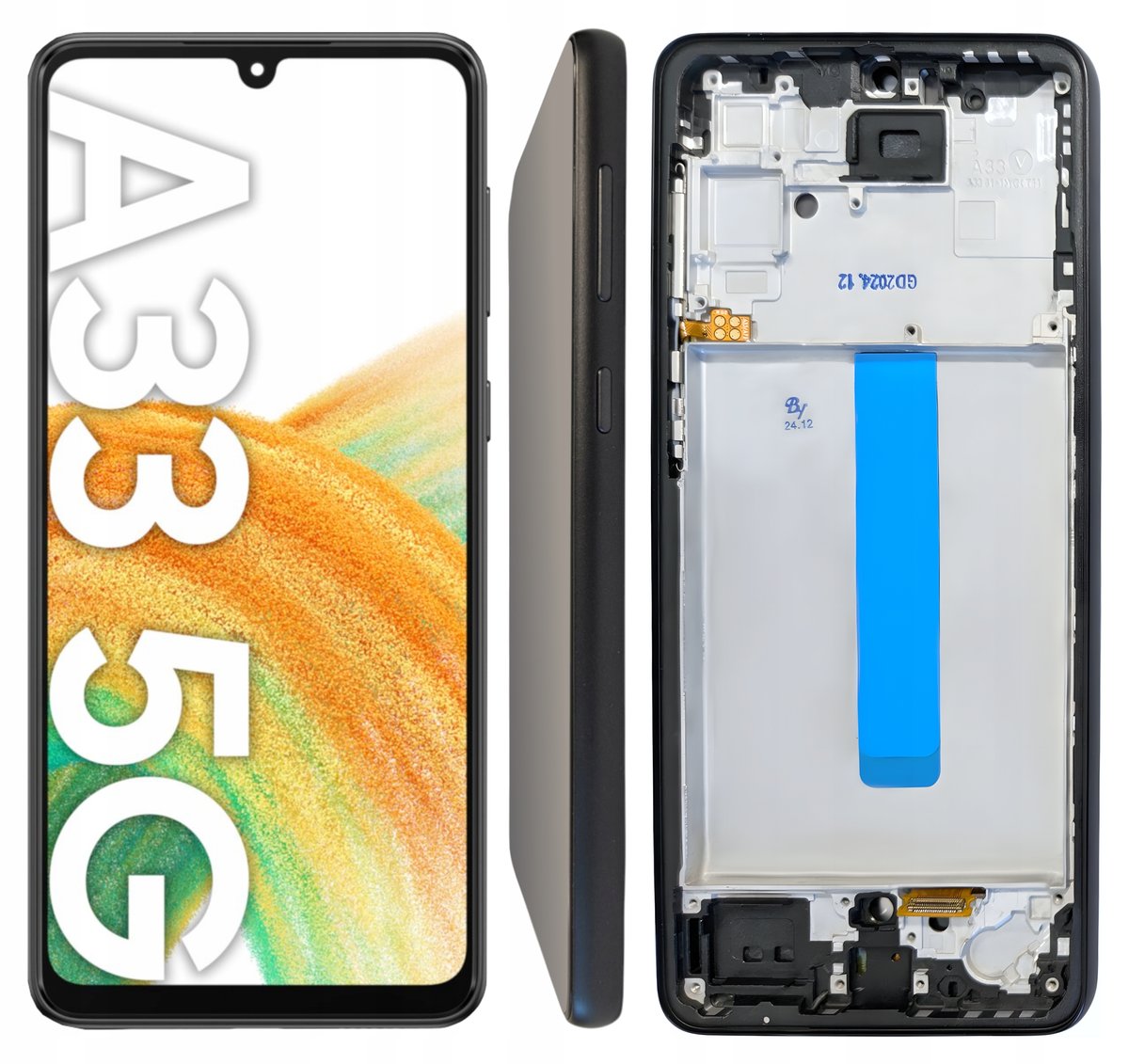 WYŚWIETLACZ EKRAN LCD DO SAMSUNG A33 5G INCELL RAMKA