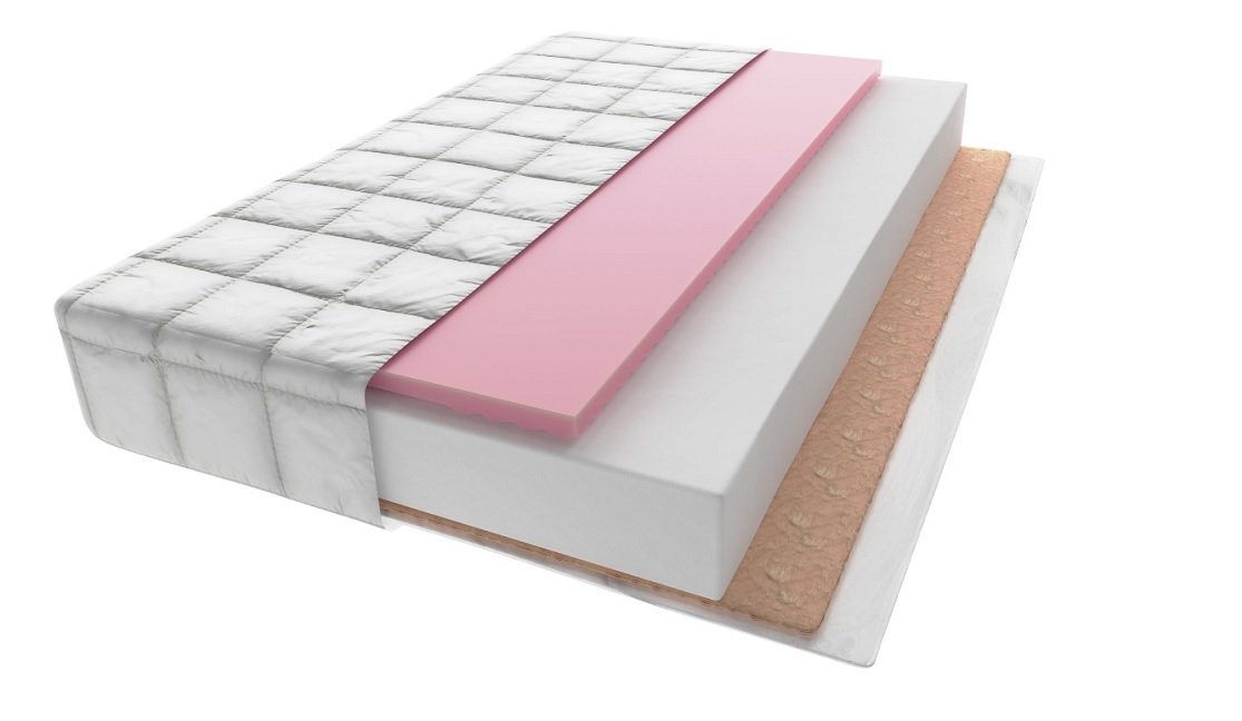 Nikola, Strefowy materac do łóżka, 160x80x10 cm