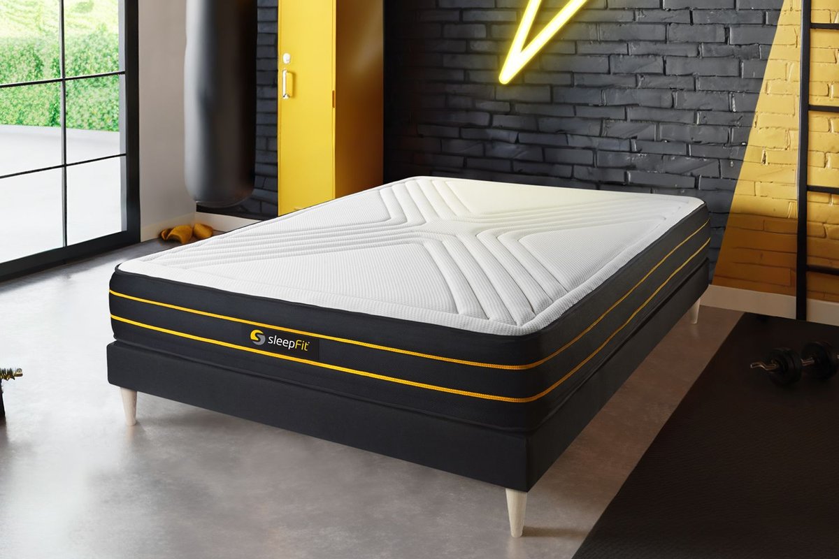 Materac Ultra 140X200Cm, Grubosc : 26 Cm, Pianka Z Pamiecia Ksztaltu I Mikro Sprezyny Kieszeniowe, Zrównowazony, 7 Strefy Komfortu