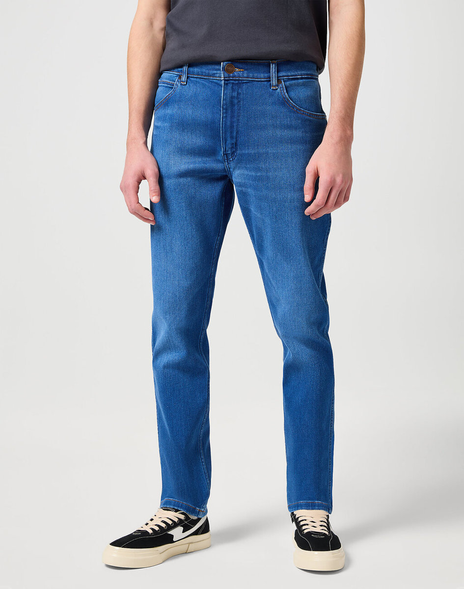 Męskie spodnie jeansowe dopasowane Wrangler RIVER W33 L34