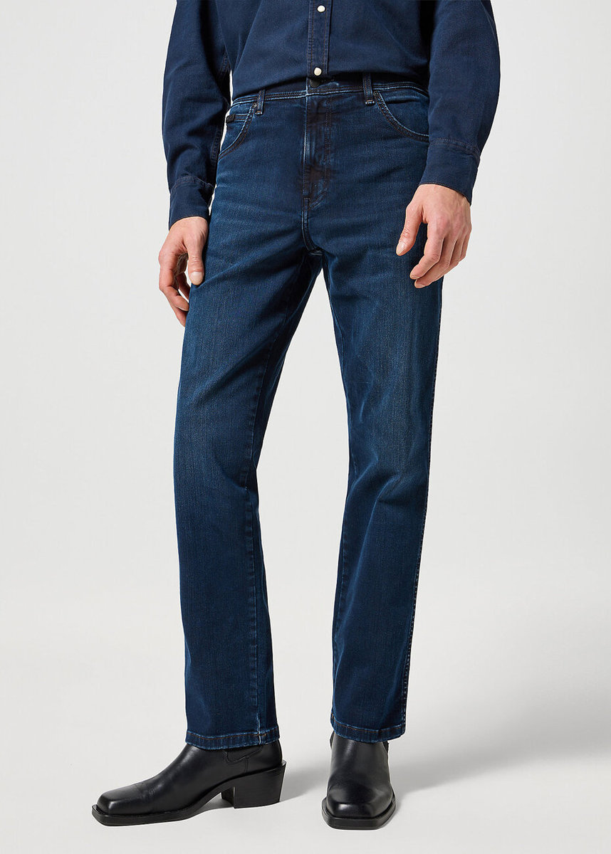 Męskie spodnie jeansowe proste Wrangler TEXAS W34 L32