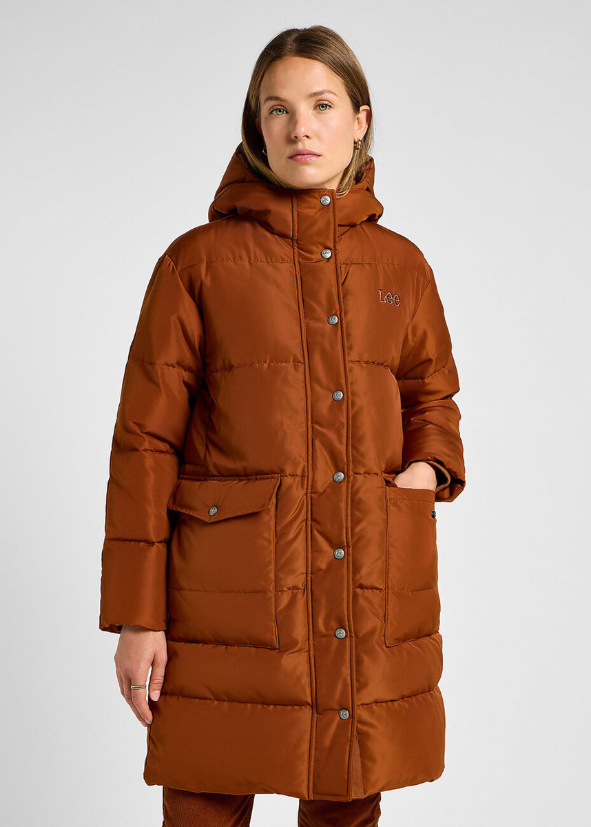 Damska kurtka zimowa Lee LONG PUFFER S