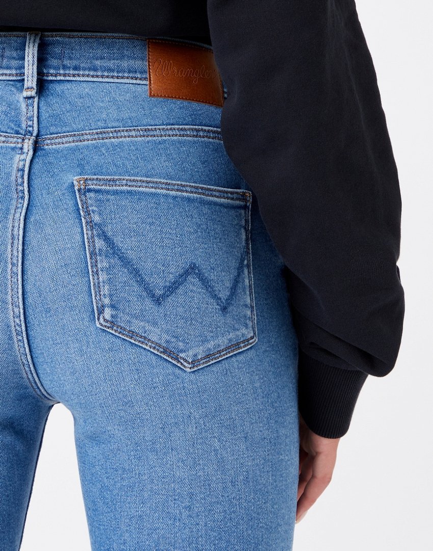 Damskie spodnie jeansowe Wrangler HIGH RISE SKINNY W31 L30