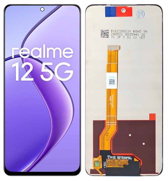 WYŚWIETLACZ EKRAN LCD SZYBKA DOTYK DO TELEFONU REALME 12 5G RMX3999