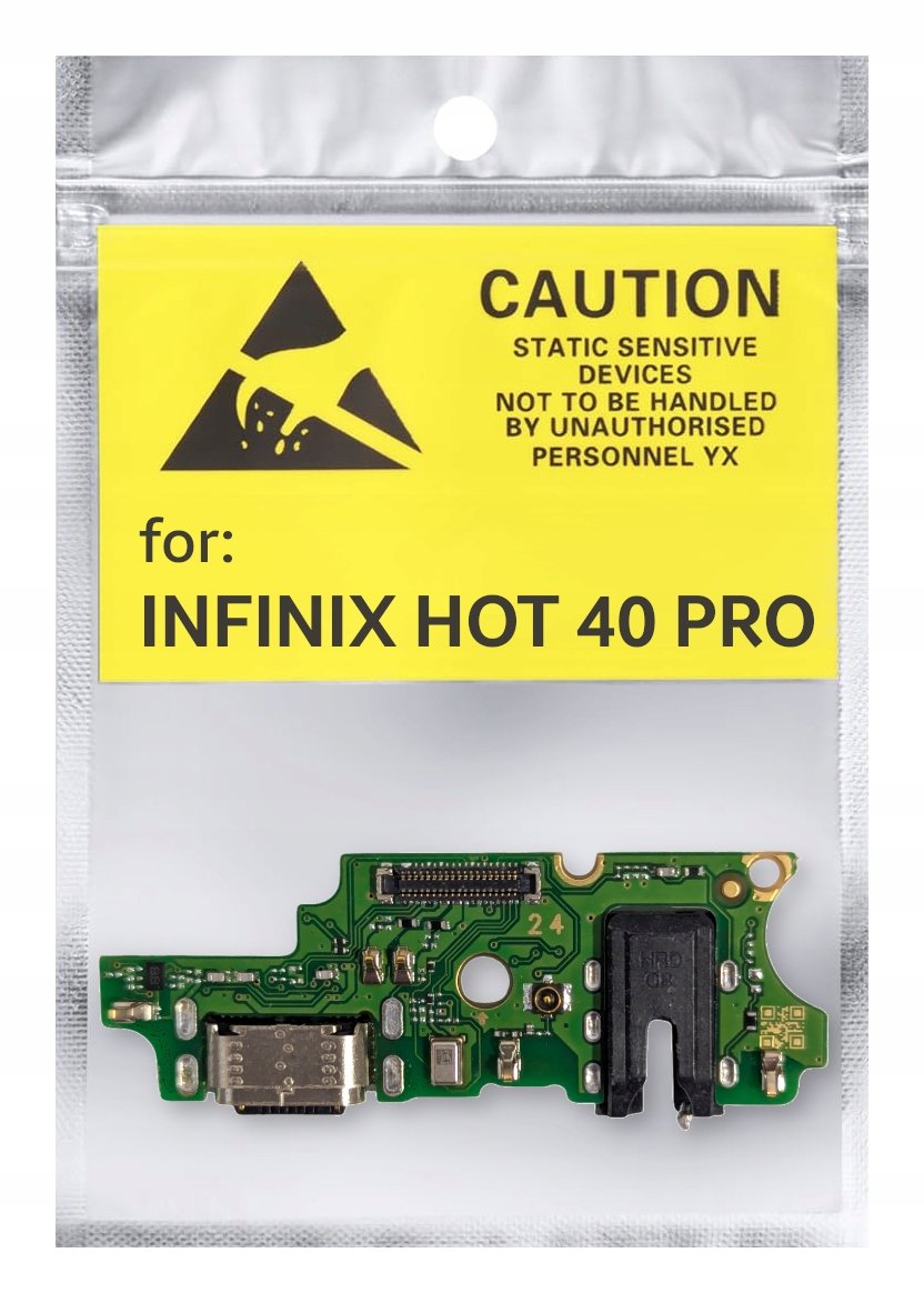 ORYGINAŁ OEM PŁYTKA GNIAZDO ŁADOWANIA USB ZŁĄCZE DO INFINIX HOT 40 PRO