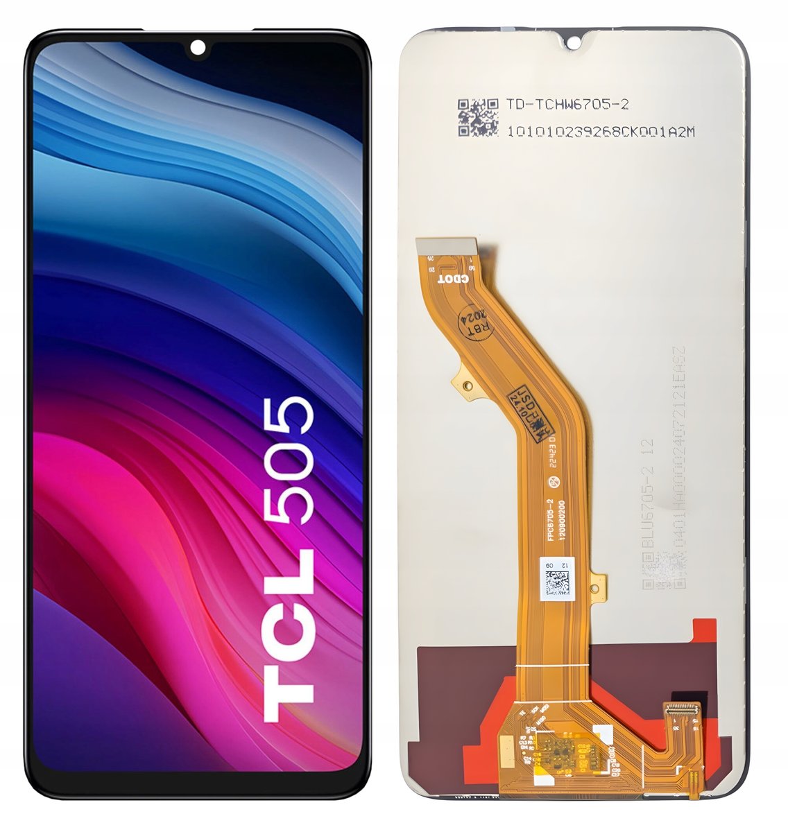 WYŚWIETLACZ EKRAN LCD SZYBKA DOTYK DO TELEFONU TCL 505