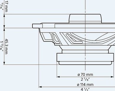 Głośnik samochodowy Sony Sony XS-130 GS 13cm Koaxial-Lautsprecher