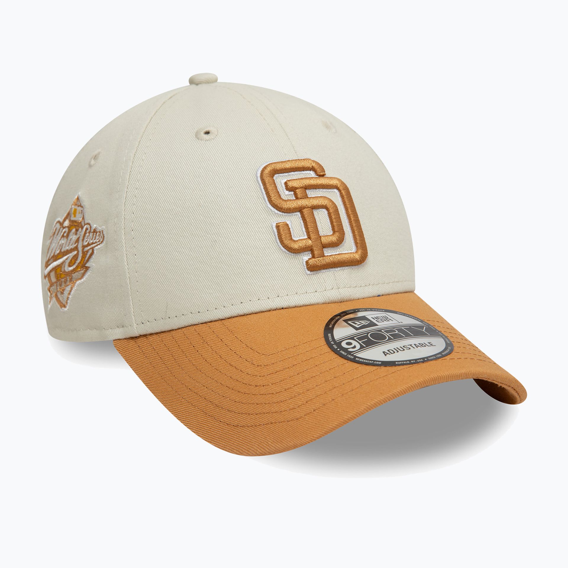 Czapka z daszkiem New Era WS Patch 9Forty San Diego Padres light beige WYSYŁKA W 24H 30 DNI NA ZWROT