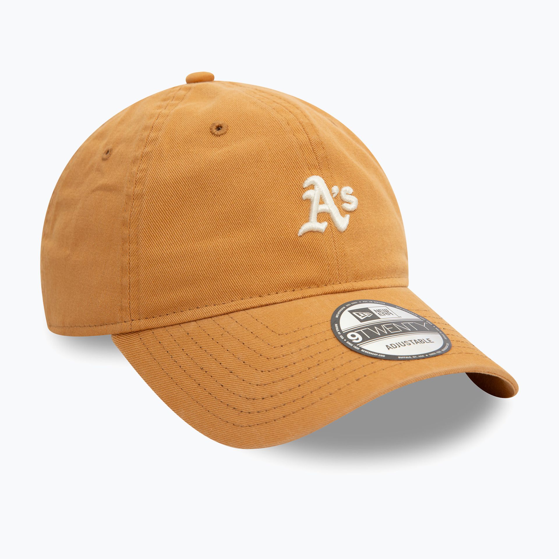 Czapka z daszkiem New Era Mini Washed 9Twenty Oakland Athletics dark beige WYSYŁKA W 24H 30 DNI NA ZWROT