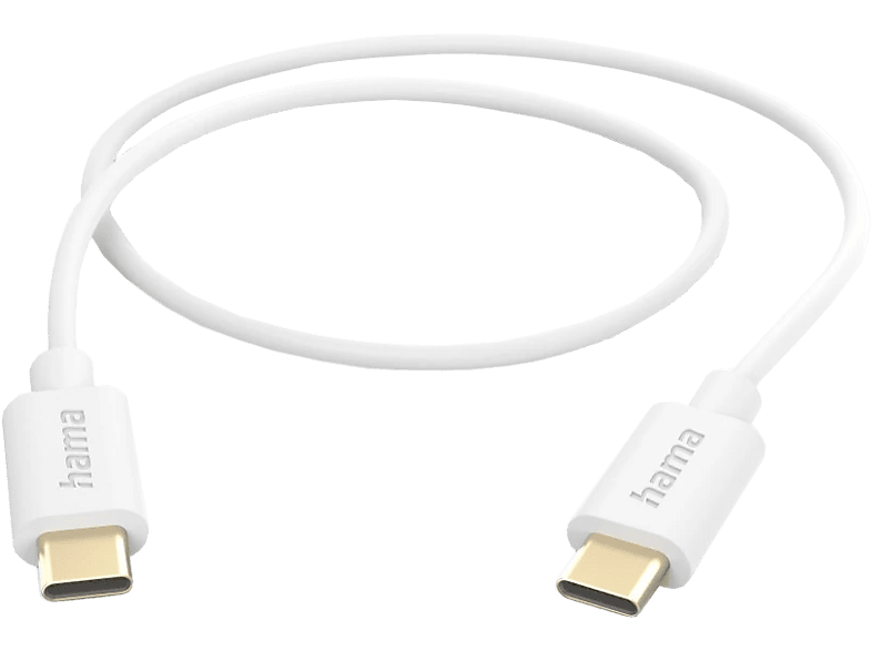 Kabel USB-C HAMA Data 1m Biały