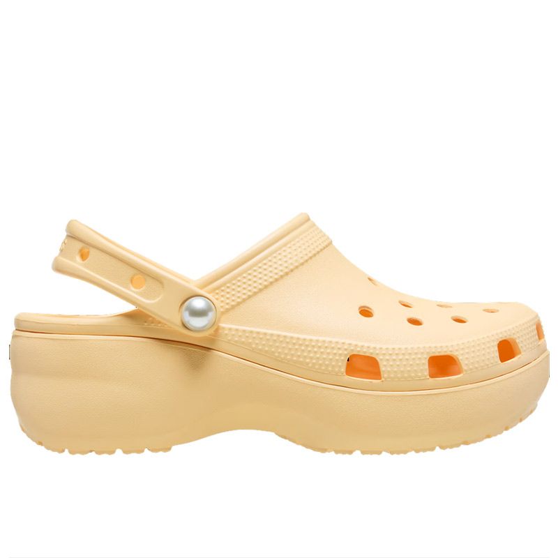 Klapki Crocs Classic Platform 211231-78Z - pomarańczowe