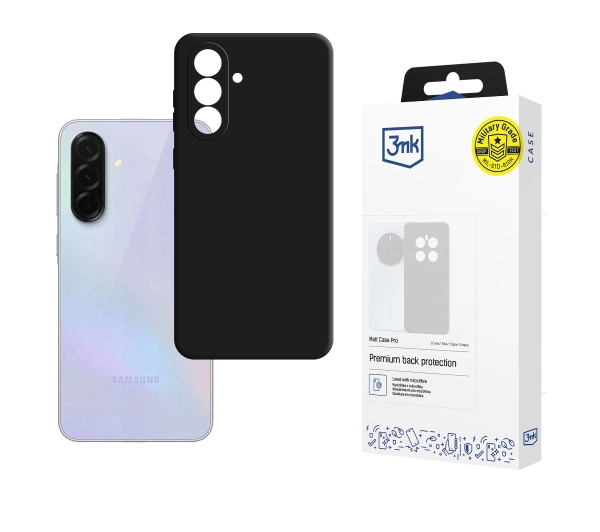 3mk Matt Case Pro do Galaxy A36 5G Czarny