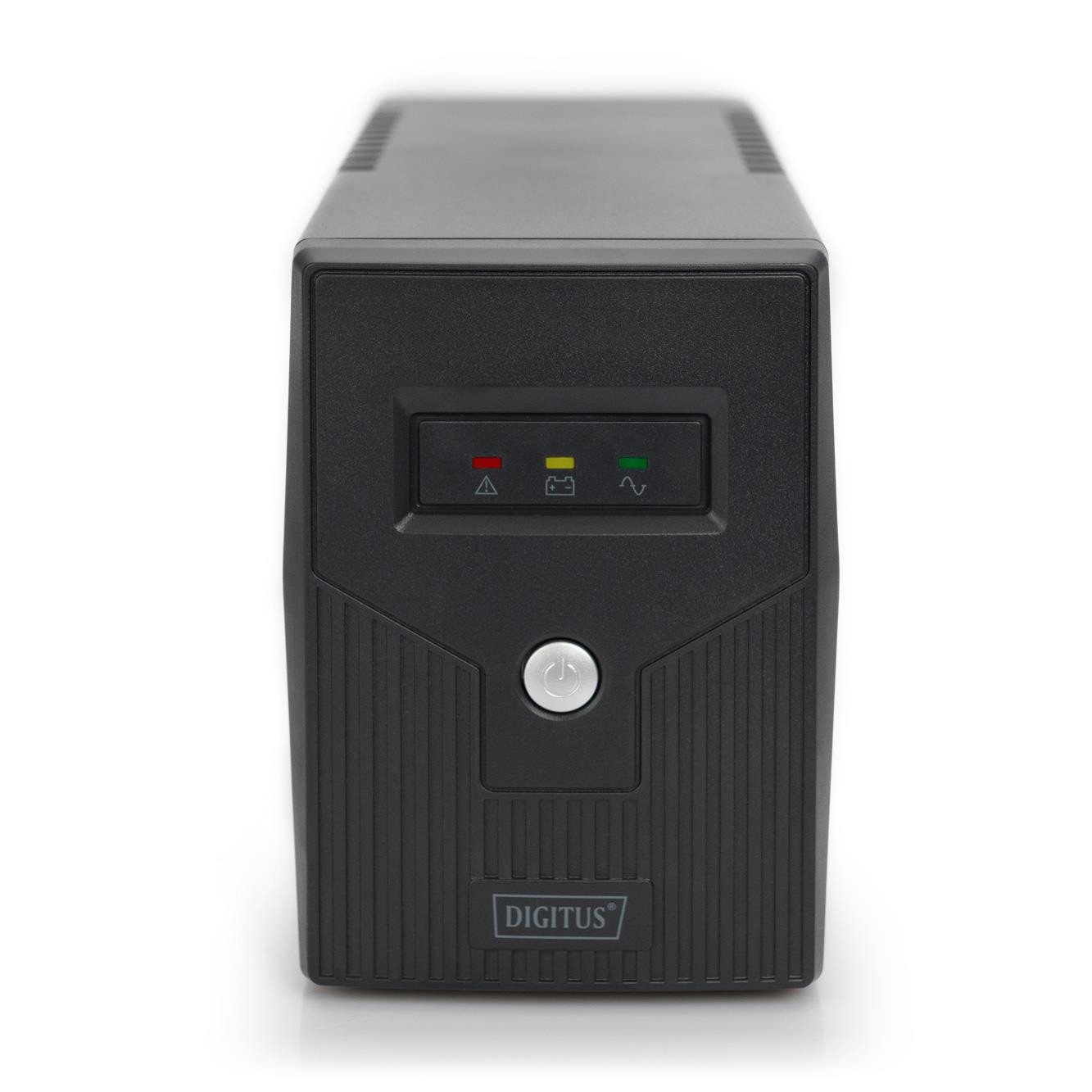 Zasilacz awaryjny ups digitus line-ineractive led basic, 600va/360w, 1x12v/7ah, avr, 2x schuko cee 7/3 DN-170063-B