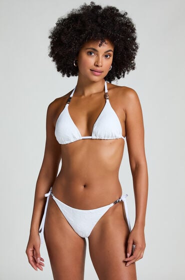 Hunkemöller Figi bikini typu cheeky w odcieniu muszli Biały