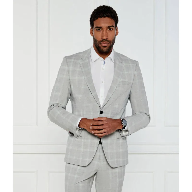 HUGO Marynarka Henry232X Slim Fit z dodatkiem wełny