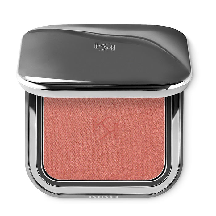 KIKO Milano Unlimited Blush róż w pudrze o wysokiej trwałości umożliwiający stopniowanie efektu 04 Metallic Rosy Biscuit