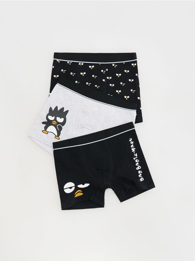 Reserved - Bokserki Hello Kitty and Friends 3 pack - czarny