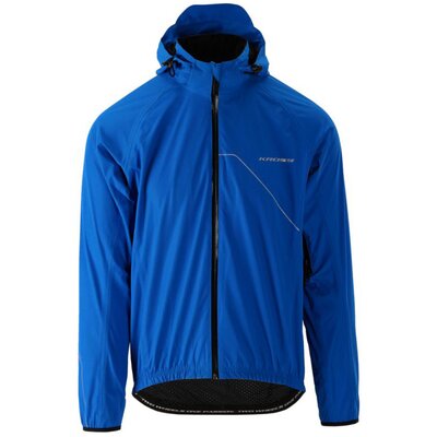 Kurtka rowerowa KROSS Hardshell Rainy ( S) Niebieski