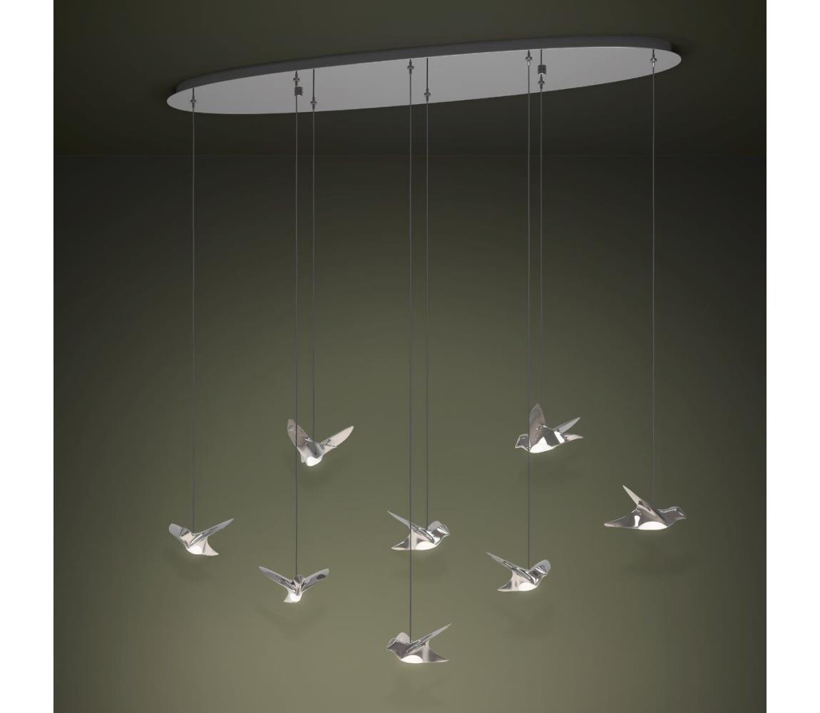 Eglo 390401 - LED Żyrandol ściemnialny na lince PARATEBUENO 8xLED/4,2W/230V chrom