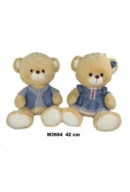 Miś w ubranku 42cm MIX