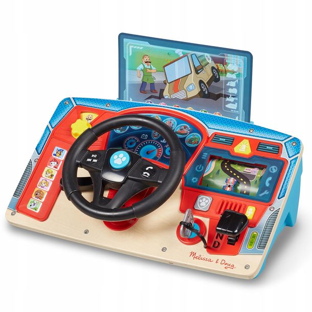 Melissa & Doug PAW Patrol Rescue Mission, Wooden Dashboard, Toy with lights