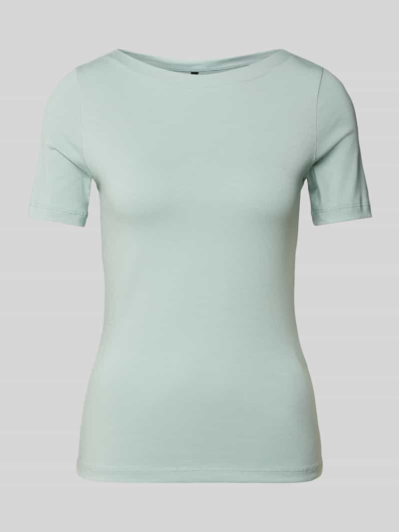 T-shirt o kroju shaped fit z mieszanki bawełny model ‘PANDA’