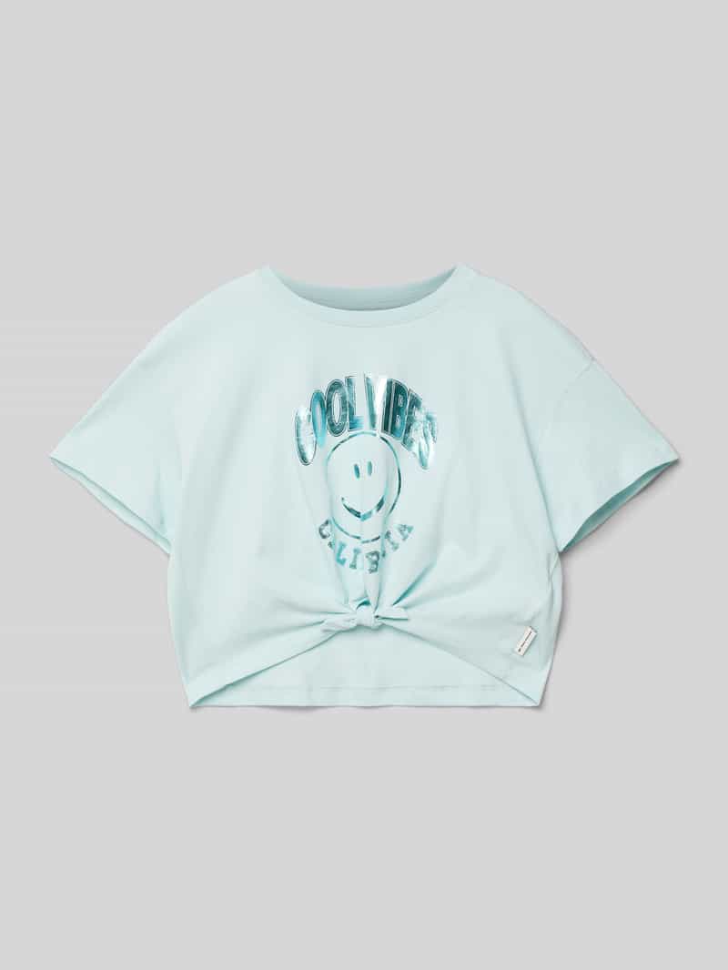 T-shirt o kroju comfort fit z czystej bawełny