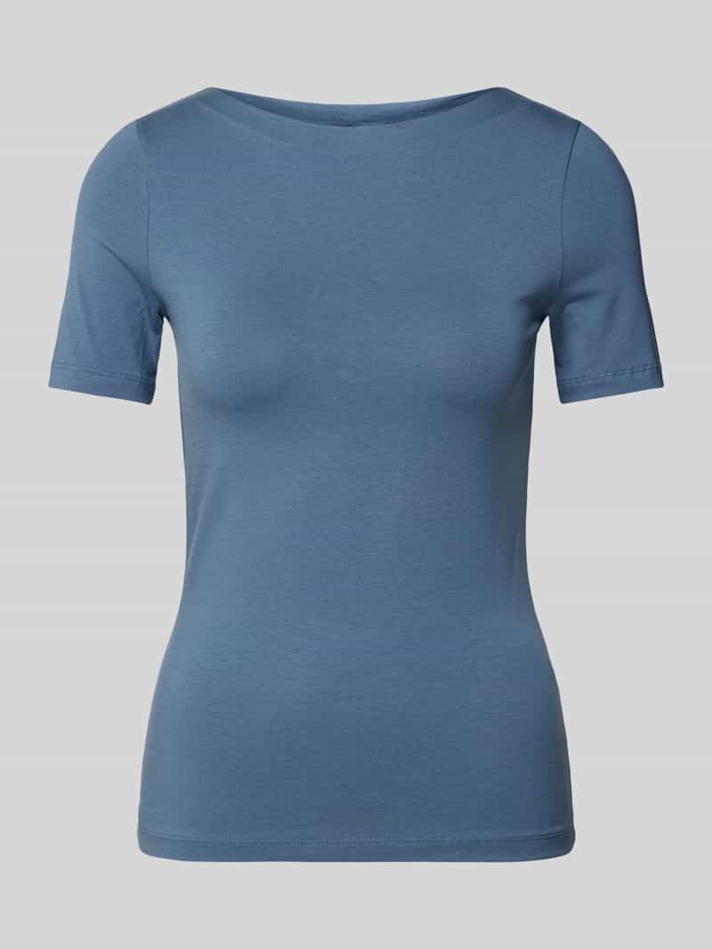 T-shirt o kroju shaped fit z mieszanki bawełny model ‘PANDA’