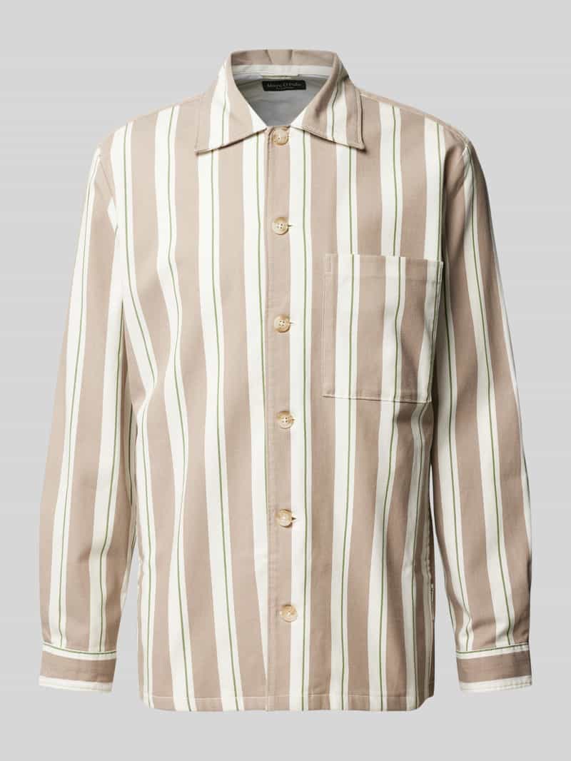 Koszula wierzchnia o luźnym kroju ze stabilnej mieszanki bawełny