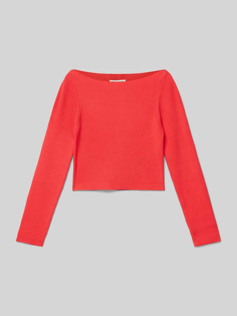 Sweter z dzianiny o kroju regular fit z mieszanki wiskozy