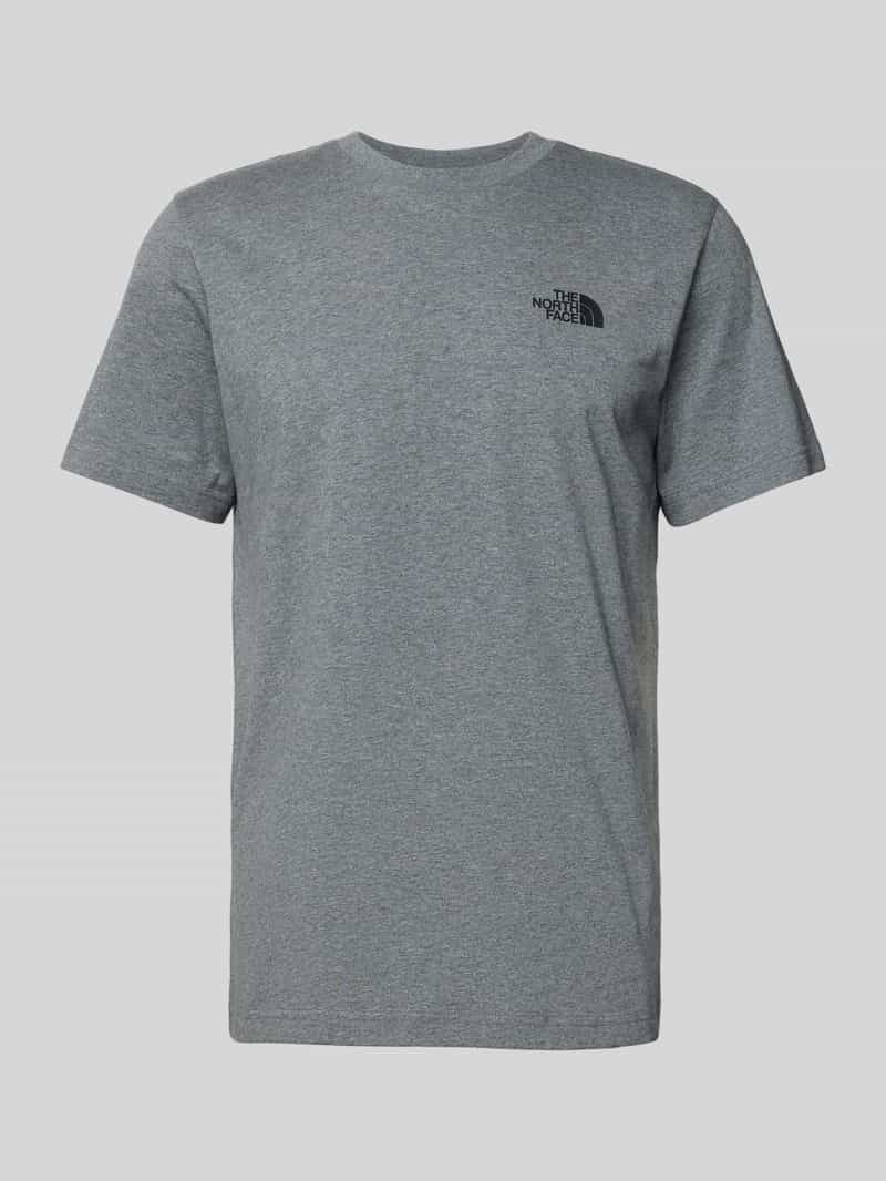 T-shirt z nadrukiem z logo model ‘Simple Dome’