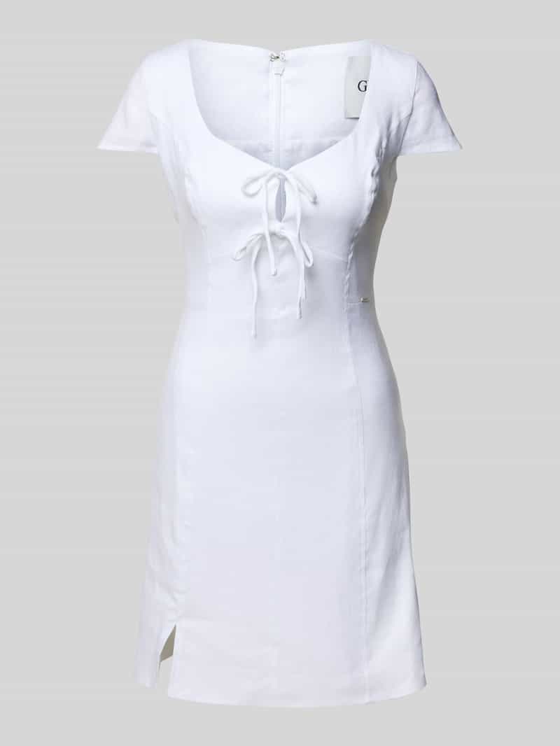 Sukienka mini z wiązaniem model ‘ISABEAU’