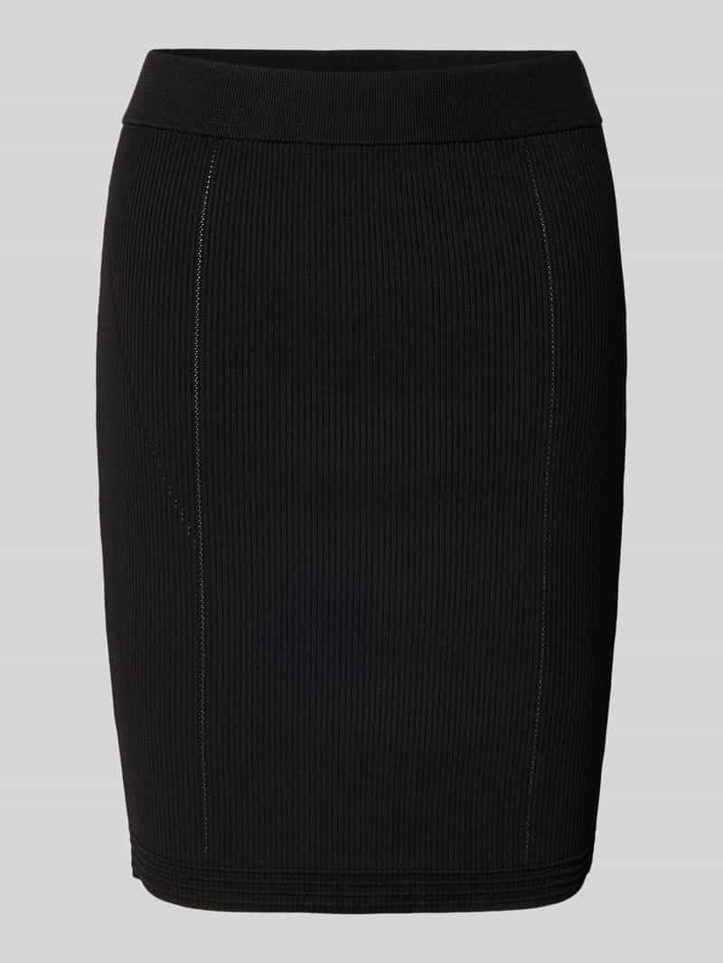 Spódnica mini z efektem prążkowania model ‘MALIA’