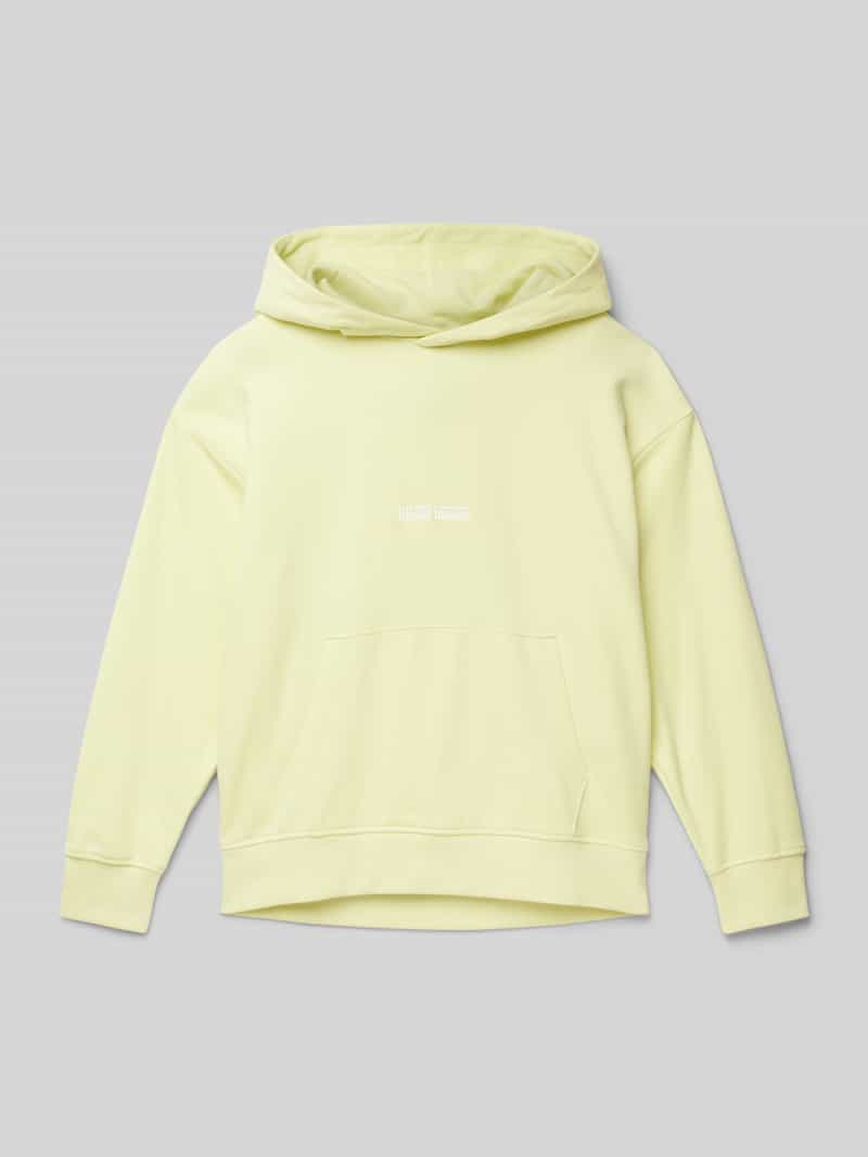 Bluza z kapturem o kroju oversized z nadrukiem