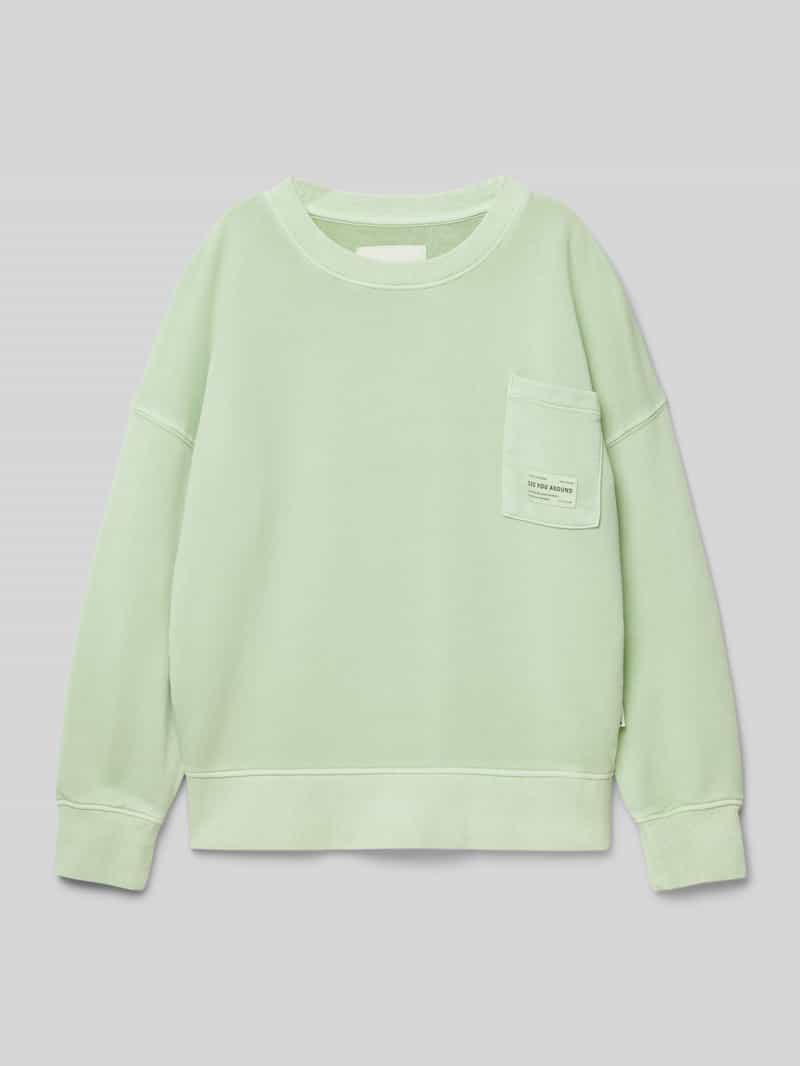 Bluza o kroju oversized z czystej bawełny